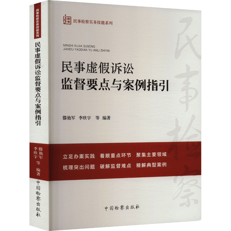 《民事虚假诉讼监督要点与案例指引 》